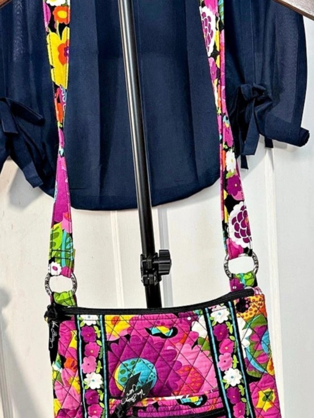 Vera Bradley Java Floral Little Hipster Crossbody Bag Pink & Multicolor